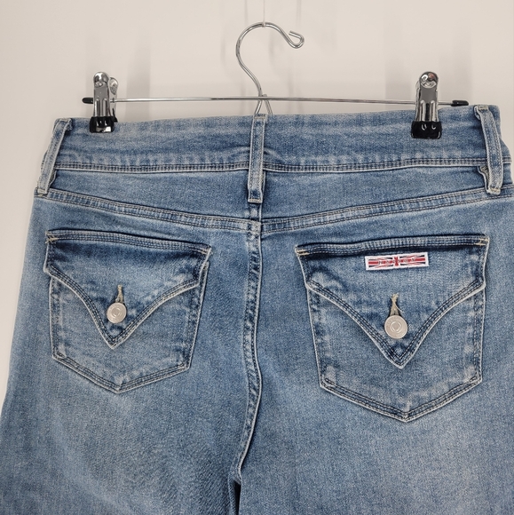 Hudson denim jeans Size 8 Straight Legs Mid Rise - Picture 3 of 6